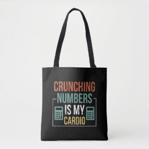 Bolsa Tote Calculadora de Número Contábil de Humor Contábi