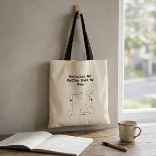 Bolsa Tote Cálculo & Amante do Café Ritual Diário do Profess