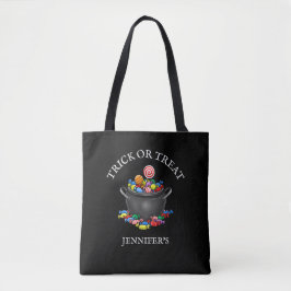 Bolsa Tote Caldeirão de Doces de Doce ou Travessura