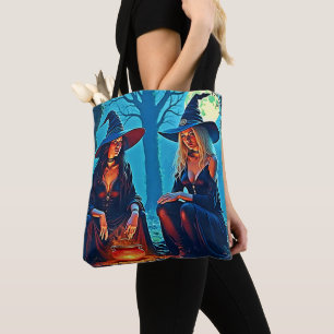 Bolsa Tote Caldeirão Encantado de Bruxas Místicas
