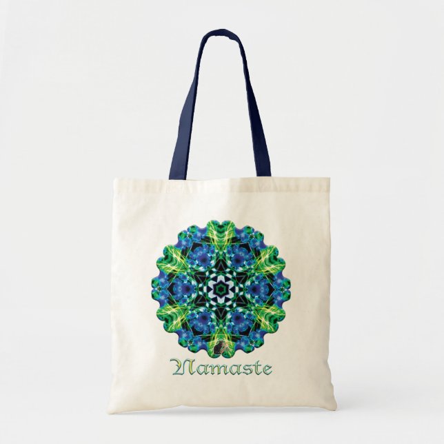 Bolsa Tote Caleidoscópio de Crystalmarine Namaste (Frente)