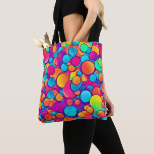 Bolsa Tote Caleidoscópio de Sonhos Circulares