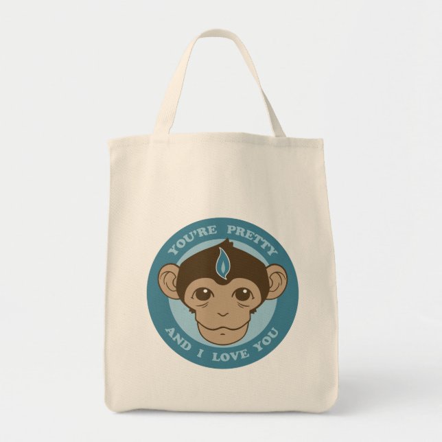 Bolsa Tote Cálice da mente do macaco (Frente)
