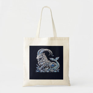 Bolsa Tote Cálice de Cristal Capricórnio Zodíaco Luxo