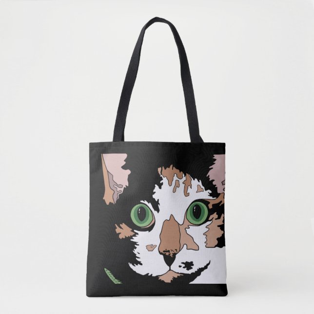 Bolsa Tote Calico Cat (Frente)