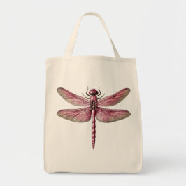 Bolsa Tote Calico Grocery, Ecologicamente Amigável, Dragonfly