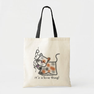 Bolsa Tote Calico RESCUE...é uma coisa de amor!