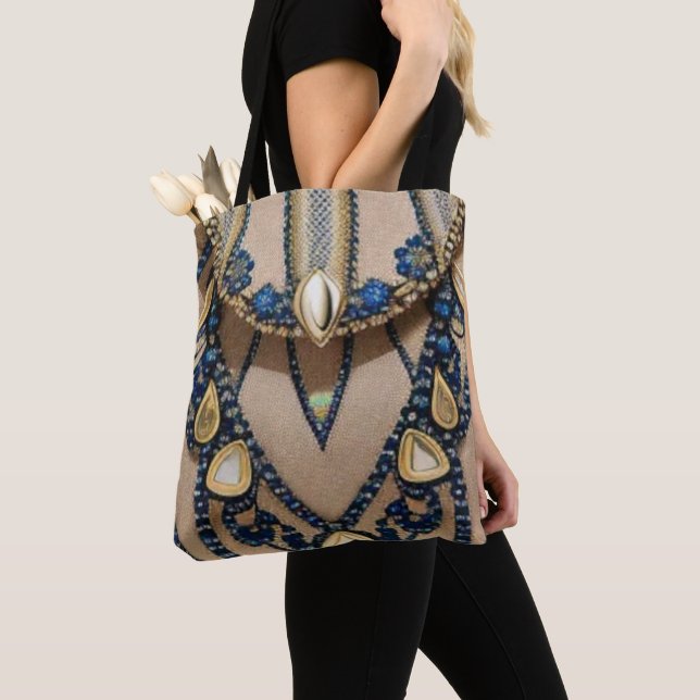 Bolsa Tote California Blue Bell: (Close Up)