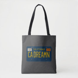 Bolsa Tote California Dreaming - Retro 1969 License Plate