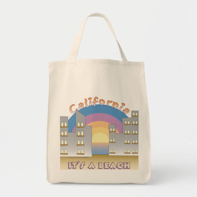 Bolsa Tote California É A Beach I Bag (Frente)