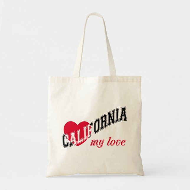 Bolsa Tote Califórnia, meu amor (Frente)