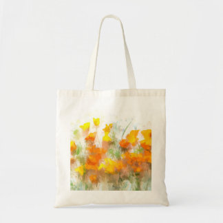 Bolsa Tote California Poppy Impressionística Art
