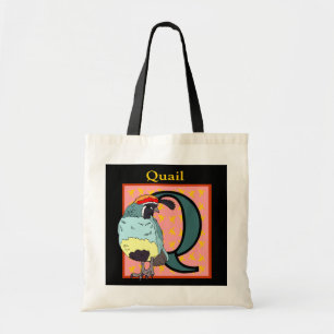 Bolsa Tote California Quail Bird