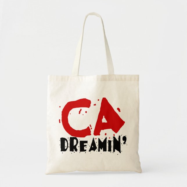 Bolsa Tote Califórnia que sonha a sacola (Frente)