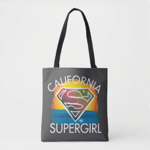 Bolsa Tote California Supergirl Sunset Graphic