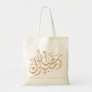 Bolsa Tote Caligrafia arábica Ramadan mubarak