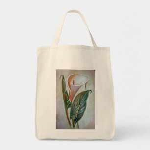 Bolsa Tote Calla Lily Linda Arte Botânica