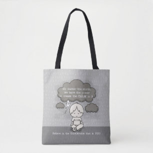 Bolsa Tote Calma no Saco de Tempestade