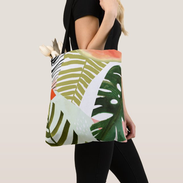 Bolsa Tote Calor Tropical de Jungle Beat (Close Up)