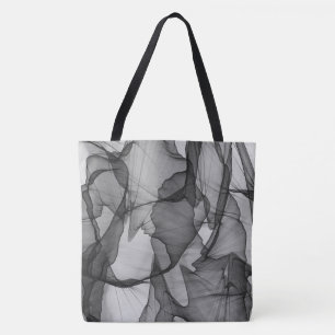 Bolsa Tote Camada Mística de Design de Textura Chiffon Escar