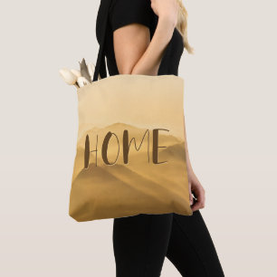Bolsa Tote Camadas de ouro do nevoeiro da manhã asas do sol a