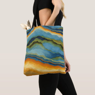 Bolsa Tote Camadas Fraturadas Horizontais "Estepona"