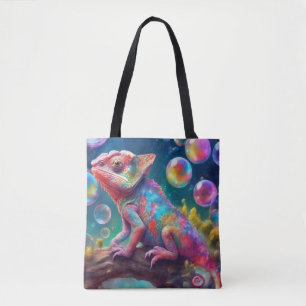 Bolsa Tote Camaleão com bolhas