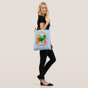 Bolsa Tote Camaleão Engraçado Bom Dia Sol