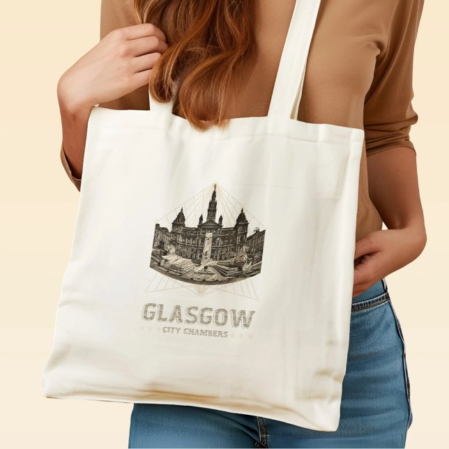 Bolsa Tote Câmara Municipal de Glasgow (Criador carregado)