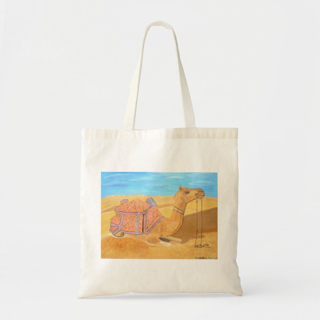 Bolsa Tote Camel árabe (Frente)