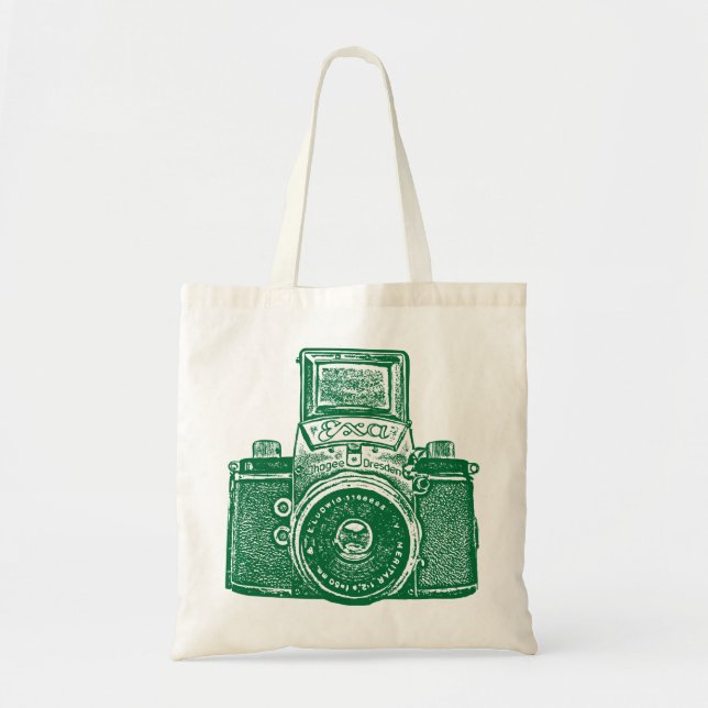 Bolsa Tote Câmera da Alemanha Oriental - Floresta Verde (Frente)
