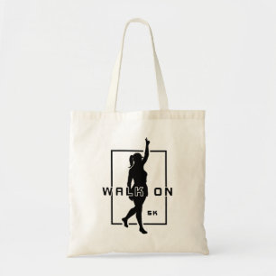 Bolsa Tote CAMINHADA no design fêmea da vitória 5K
