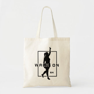 Bolsa Tote CAMINHADA no design fêmea da vitória 5K