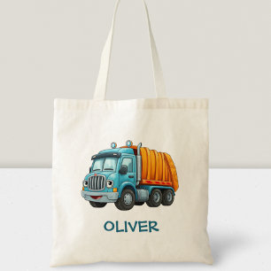 Bolsa Tote Caminhão Basculante Azul Engraçado