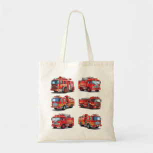 Bolsa Tote Caminhão de Fogo Vermelho