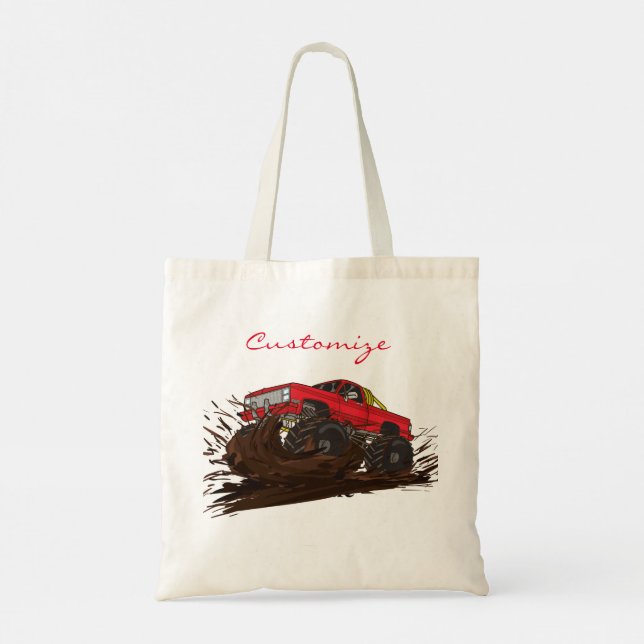 Bolsa Tote Caminhão de lama de 4 rodas Thunder_Cove (Verso)