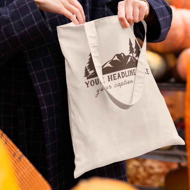 Bolsa Tote Caminho, Campanha, Exterior de Slogan Personalizad (Criador carregado)