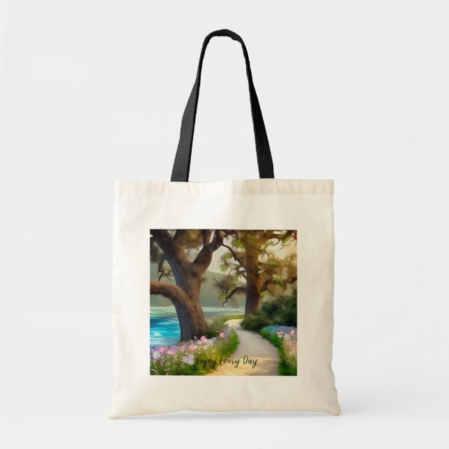 Bolsa Tote Caminho Cênico e Paisagem  (Frente)