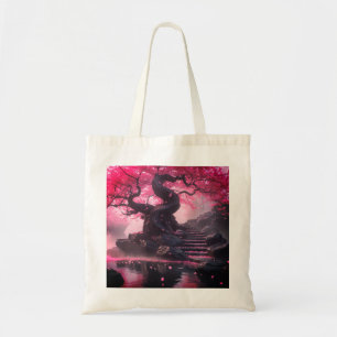 Bolsa Tote Caminho do Flor da Cereja Mística - Escada Encanta