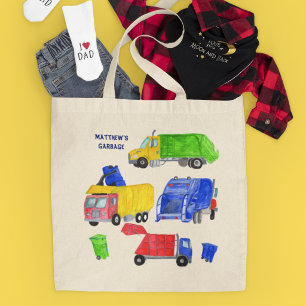 Bolsa Tote Caminhões de lixo pintados personalizados
