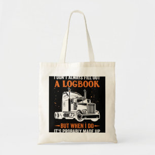 Bolsa Tote Caminhoneiro Funny Semi Motorista Trator De Caminh