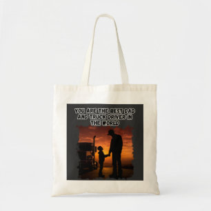 Bolsa Tote Caminhoneiro Padre Son Bond Family Road Love Desig