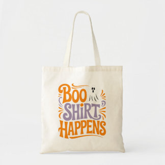 Bolsa Tote Camisa Boo Acontece Funny Halloween