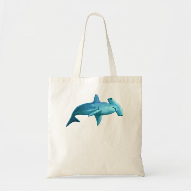 Bolsa Tote Camisa-camisa Sphyrna Hammerhead Shark T Shirt (Frente)