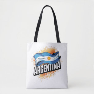 Bolsa Tote Camisa de Fã de Futebol Americano da Argentina 202