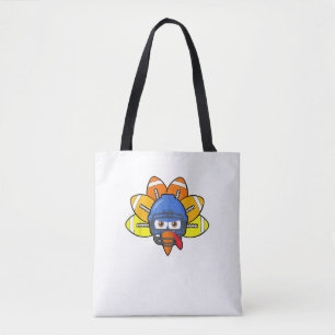 Bolsa Tote Camisa De Futebol Americano De Ação De Graças, Tur