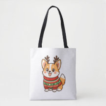 Camisa de Natal Feia de Corgi Bonito Suéter de Fes