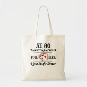 Bolsa Tote Camisa De Presente De 80 Engraçado - Carro De 80 A