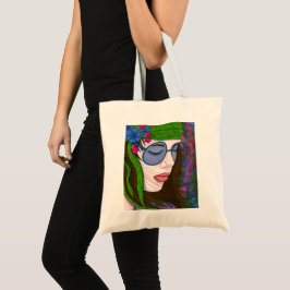 Bolsa Tote Camisa do estilo de vida Hippie Girl
