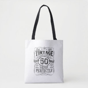 Bolsa Tote Camisa Edição Limitada Vintage 1976 50 Anos de Ida